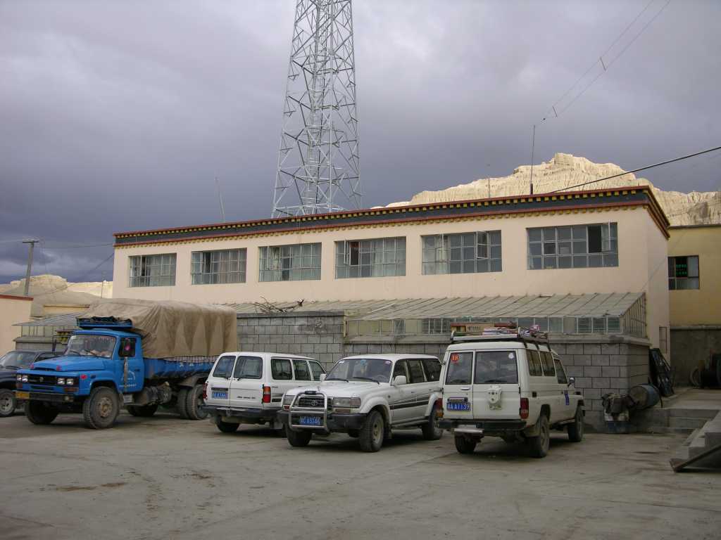 Tibet Guge 02 Tholing 03 Telecom Hotel Outside We stayed in the clean comfortable China Telecom Hotel just steps from the Tholing Temple complex. There was a separate set of rooms where we enjoyed a hot shower for the first time in a week.